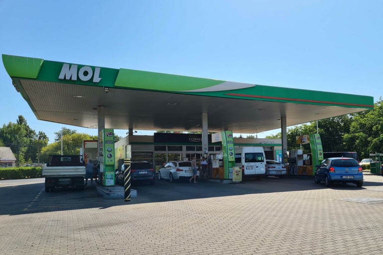 mol petrol station hungary fuel prices diesel KazMunayGas