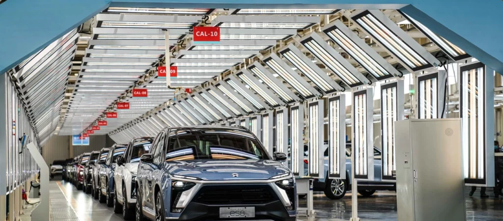 بطارية تصنيع السيارات الصين NIO