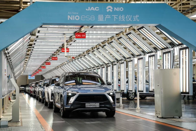 Battery manufacturing car China NIO