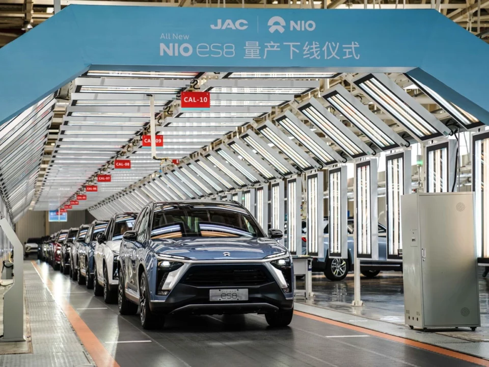 Auto per la produzione di batterie Cina NIO