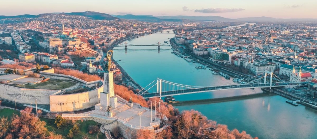 Budapest city landscape