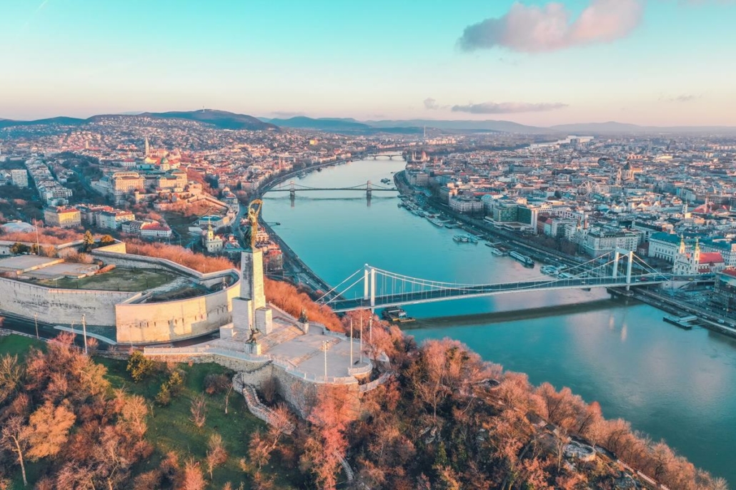 Paesaggio della città di Budapest