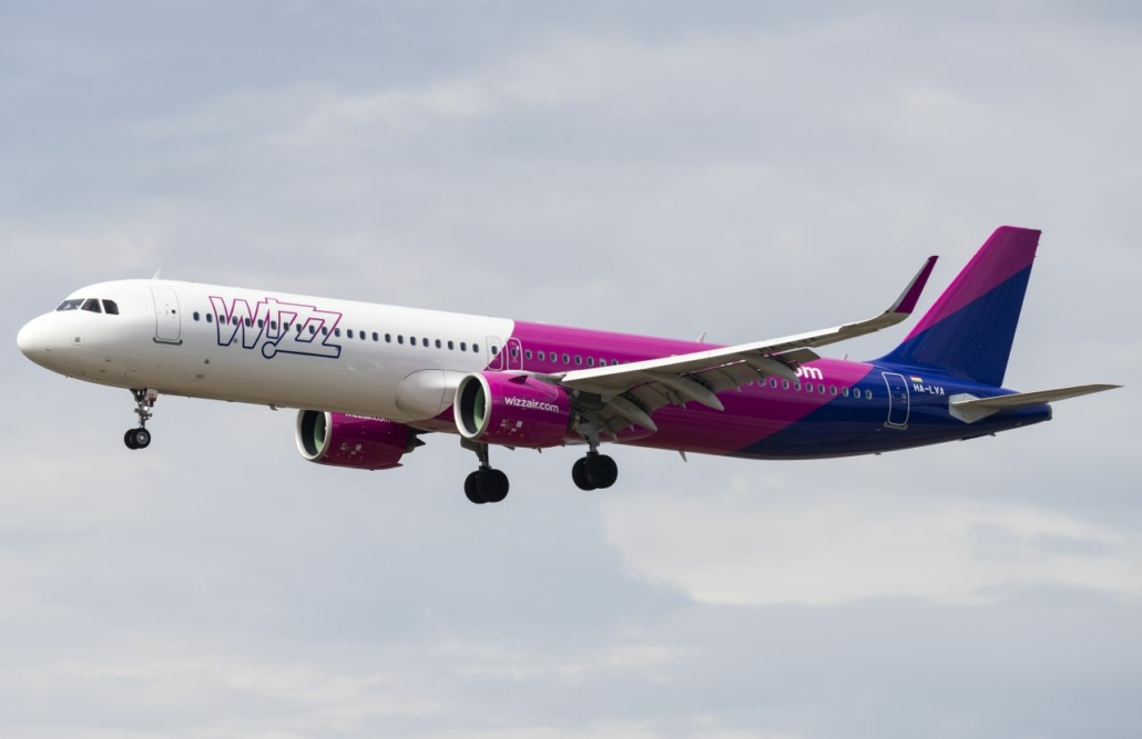 Airbus A321neo společnosti Wizz Air