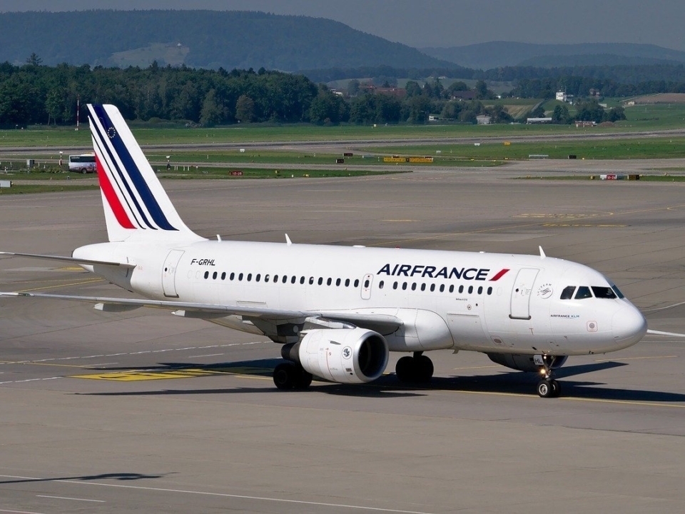 Notlandung eines Flugzeugs der Air France