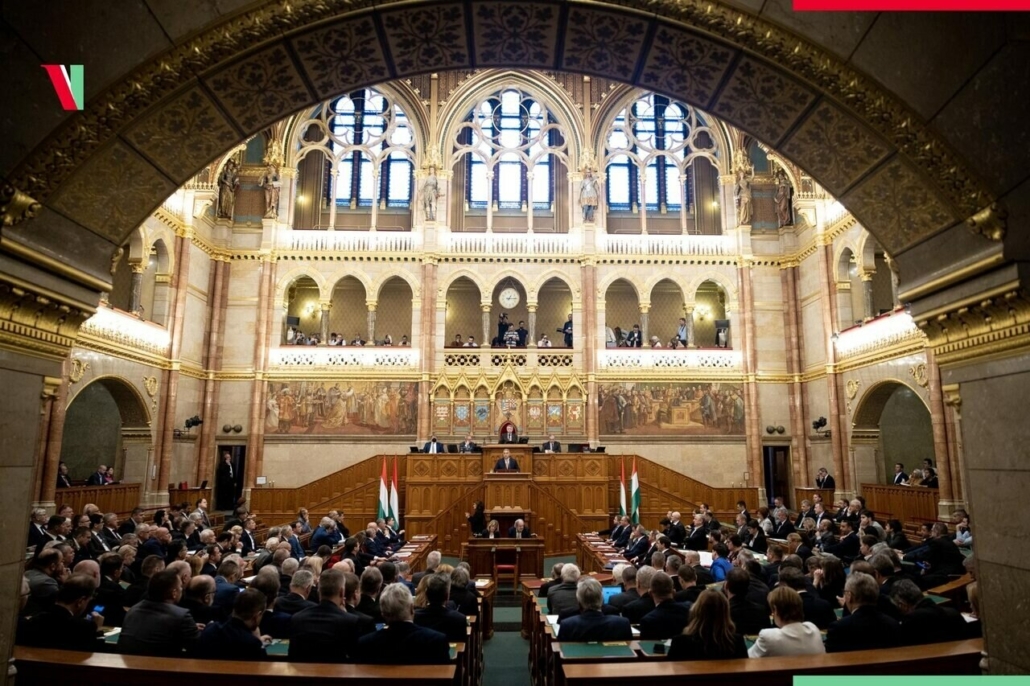 Maďarská vládní krize parlamentu Předseda maďarské sněmovny