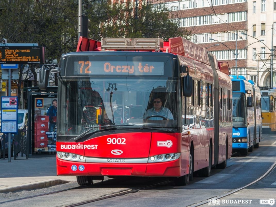 тролейбус будапешт