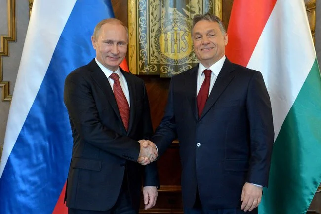 Орбан і Путін російський газ