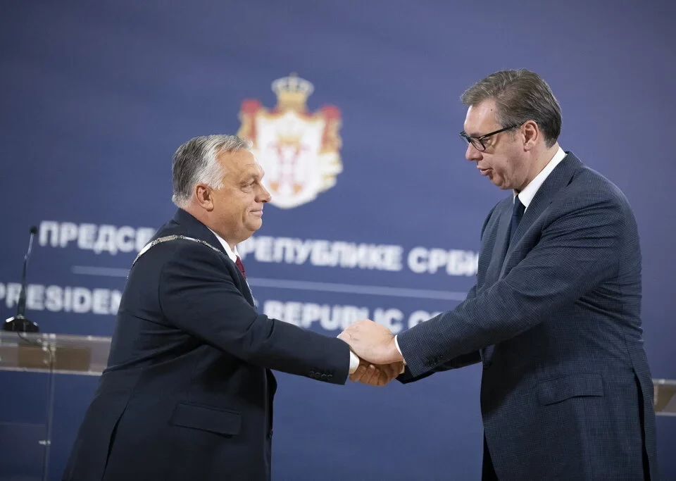 Serbia President Vucic Orbán Order of Merit