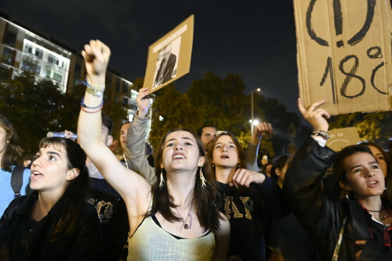 Student protest Budapest education