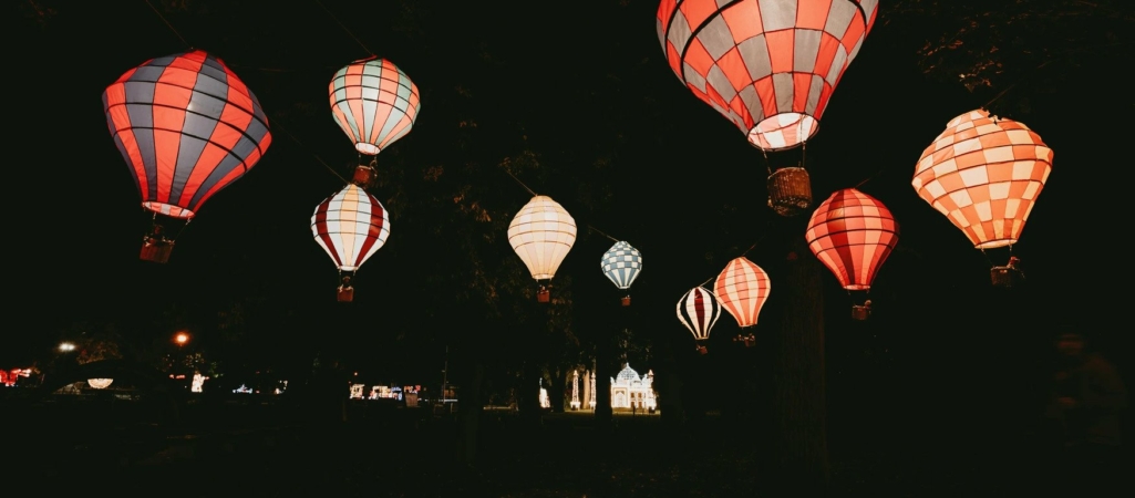 Vzduchové balóny lumina park