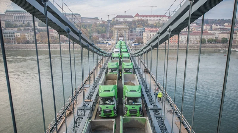 Renovación del Puente de las Cadenas en Budapest