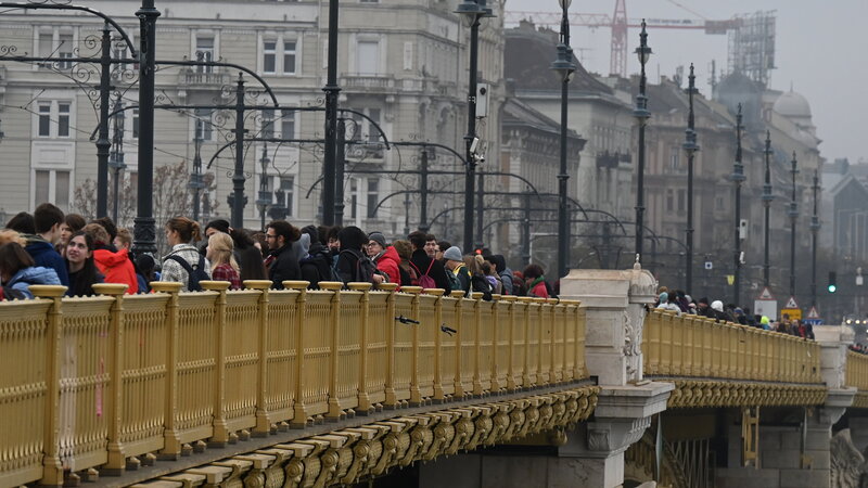 Education protest Budapest