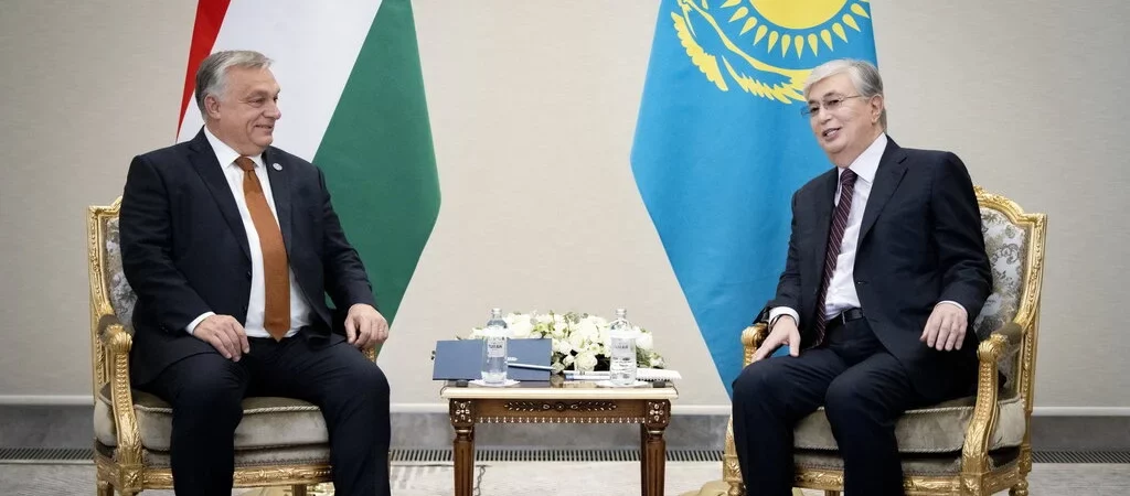 Viktor Orbán en Uzbekistán