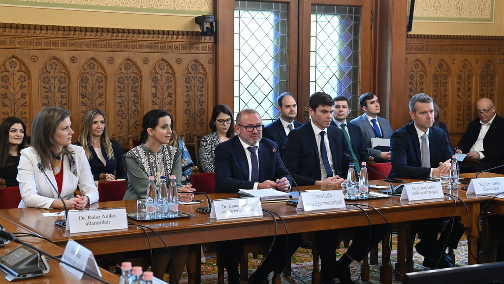 Energy minister Lantos Csaba