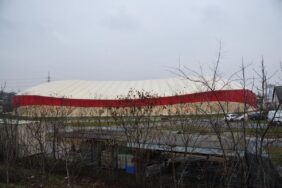 Hungary's first indoor wooden cycling track opened