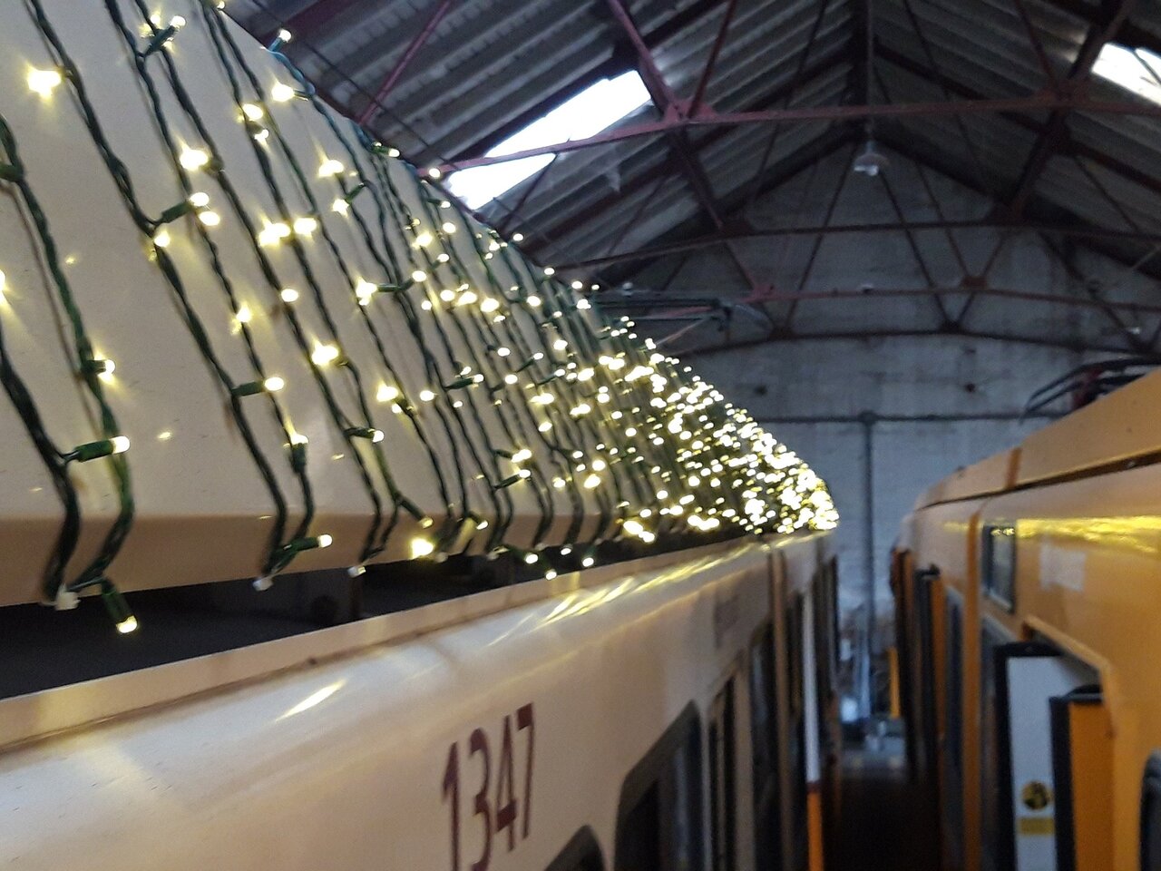 tram, Budapest, Hungary, Advent, winter, Ligh Curtain Tram, Lighttram