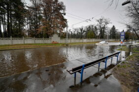 Rain and strong winds in Debrecen