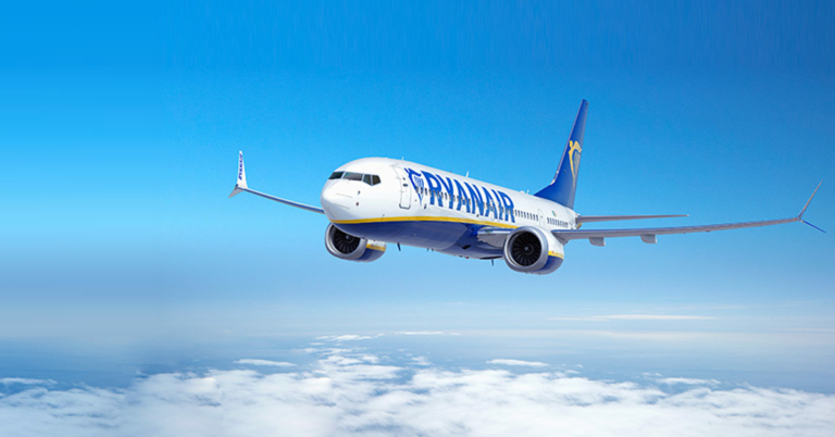 Ryanair flight Budapest