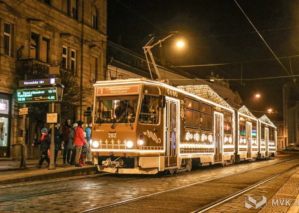 Адвент-трамвай Мішкольц
