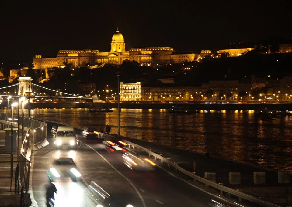 Budapest notte in Ungheria