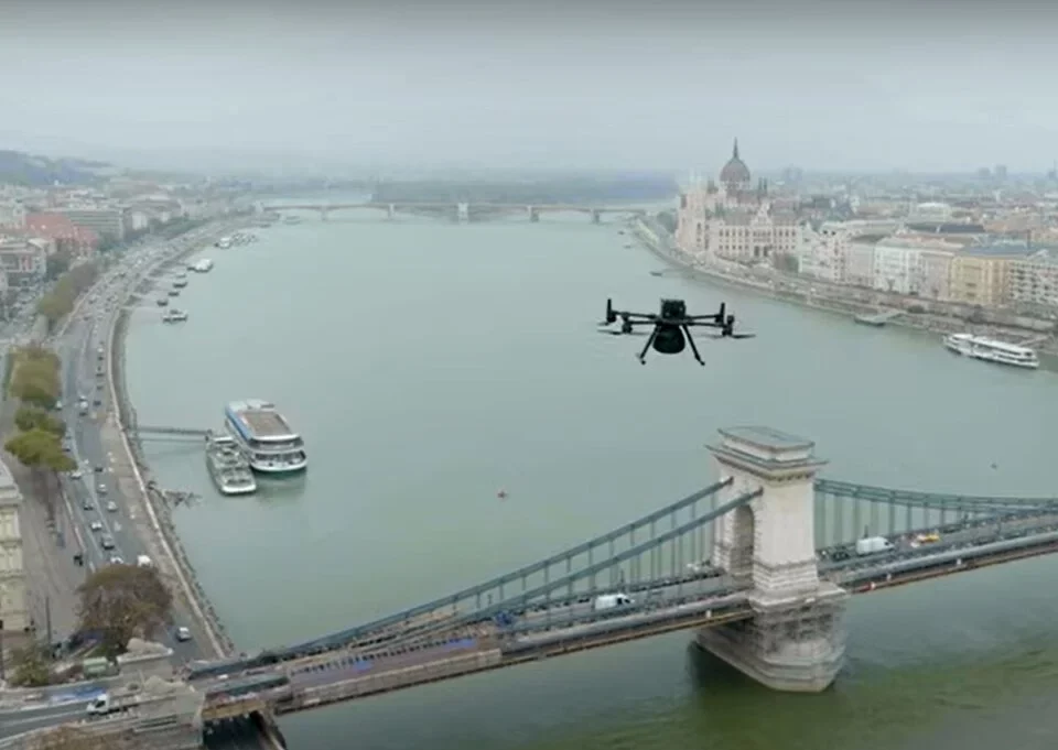 Drohne Ungarn Budapest