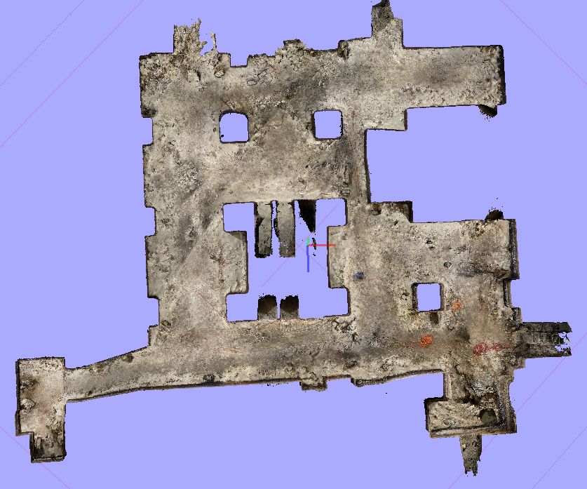 Floor plan of the church according to our current researches