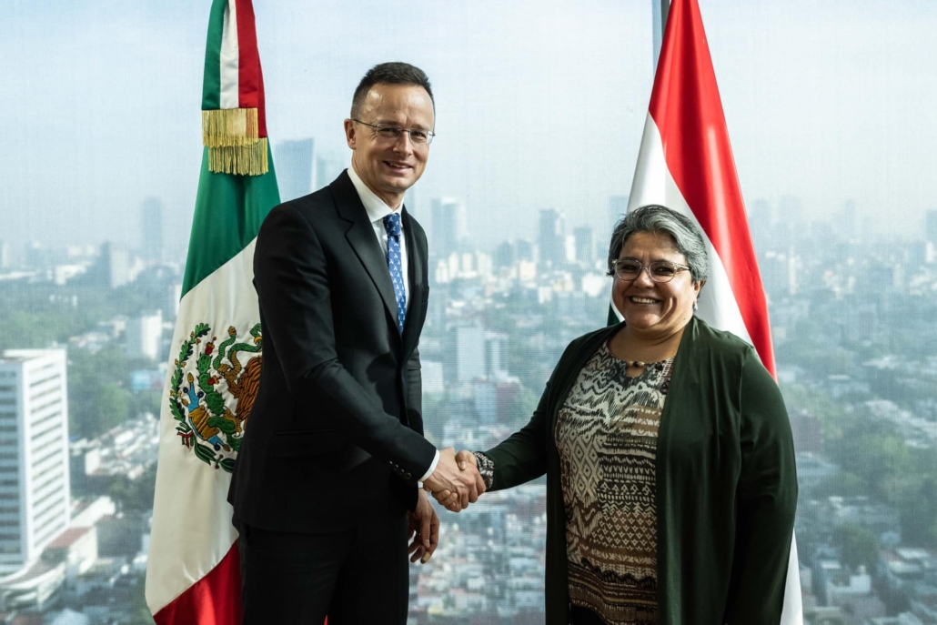 Maďarský ministr zahraničí Mexiko