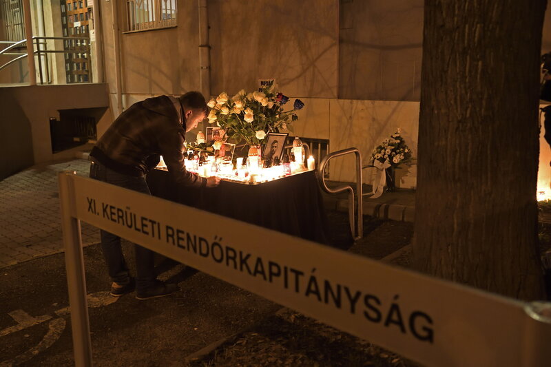 Police murder Budapest