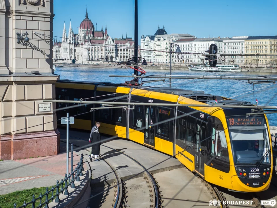 Tramvaj Budapešť Maďarsko