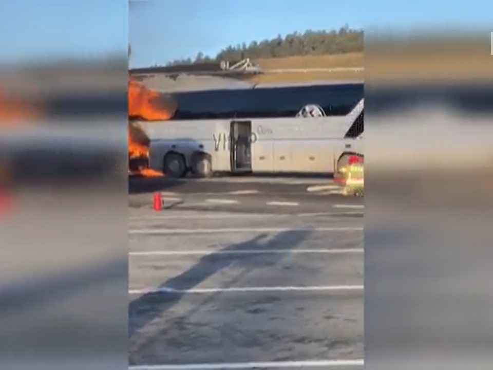 tourist bus fire poland