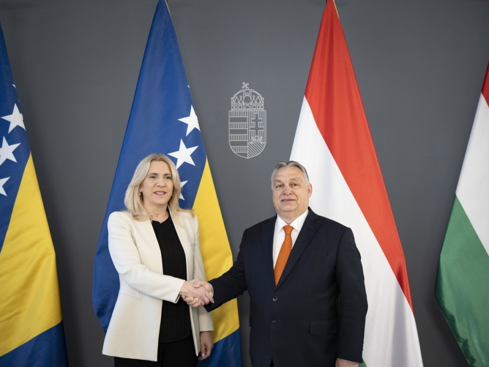 Viktor Orbán and Željka Cvijanović