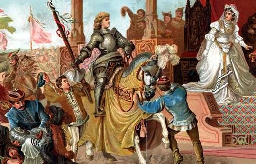 राजा मथियास ने जर्मन नायक होलुबार को हराया