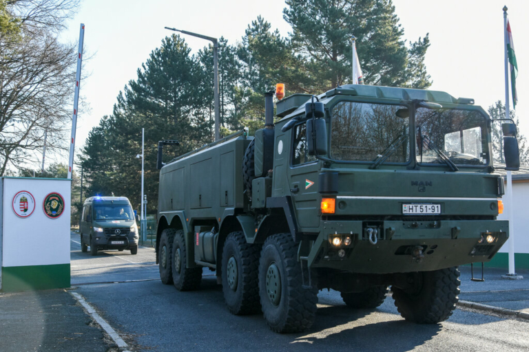 Military convoys Hungary