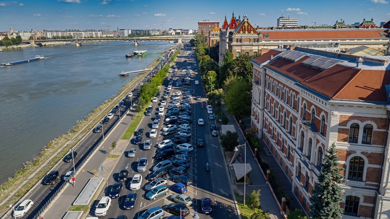 New tram line Budapest downtown