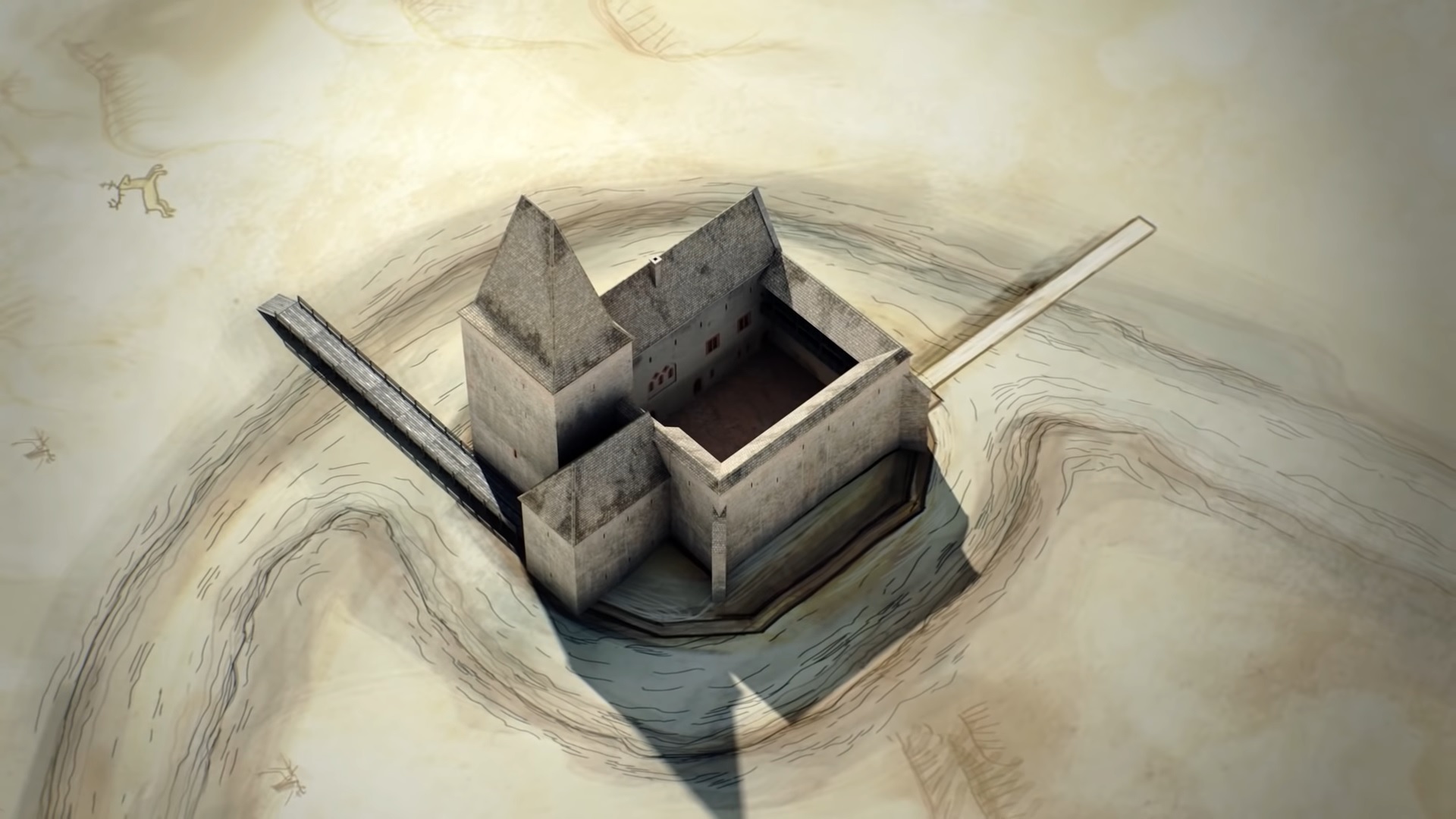 Simontornya castle 3D reconstruction