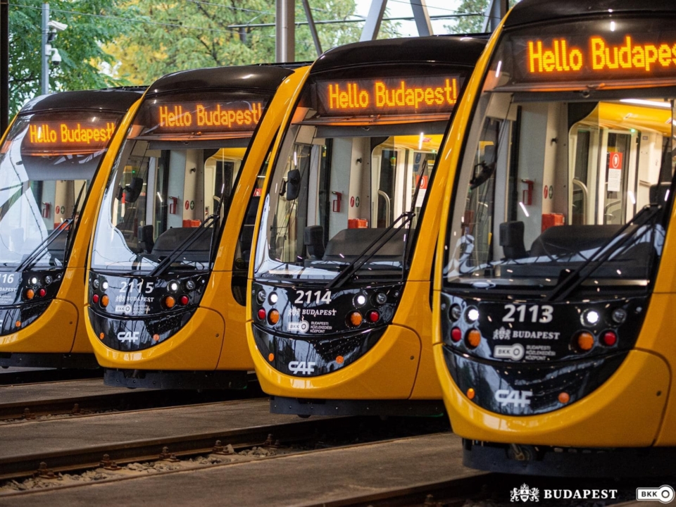 Trams Budapest