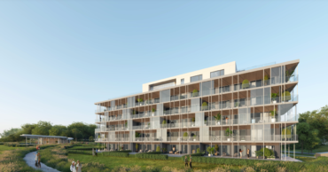 il complesso residenziale di sei piani sull'alta costa di Algeri a Balaton