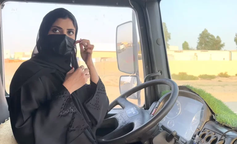 Indian women truck driver