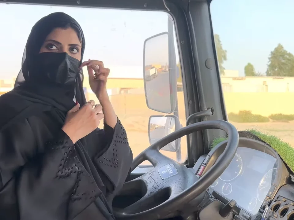 Camionista di donne indiane