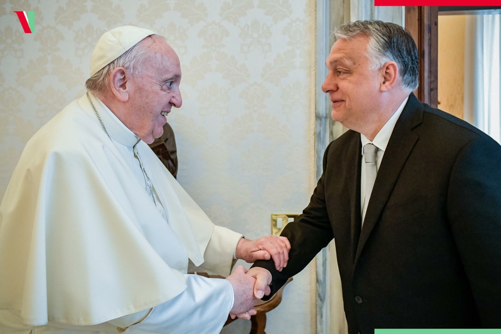 Pilgerreise von Papst Franziskus Viktor Orbán