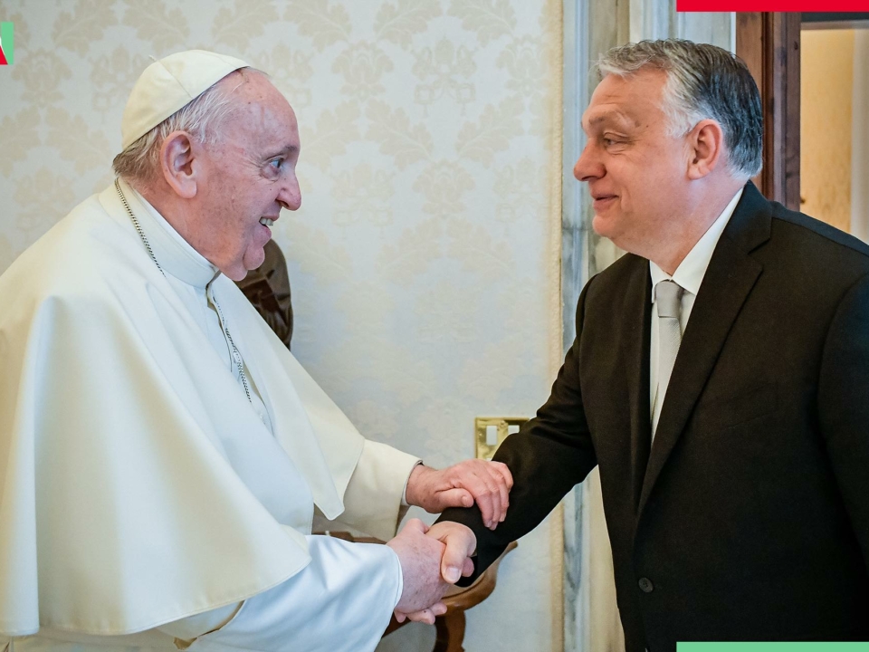 Pouť papeže Františka Viktora Orbána