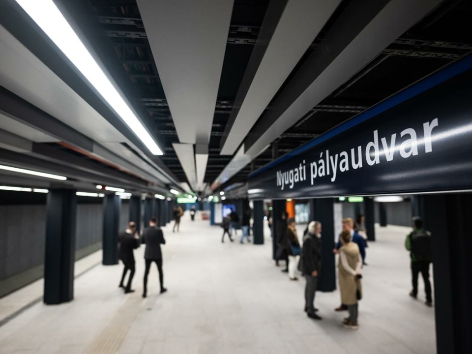 In Budapest wurden zwei U-Bahn-Stationen in der Innenstadt eröffnet