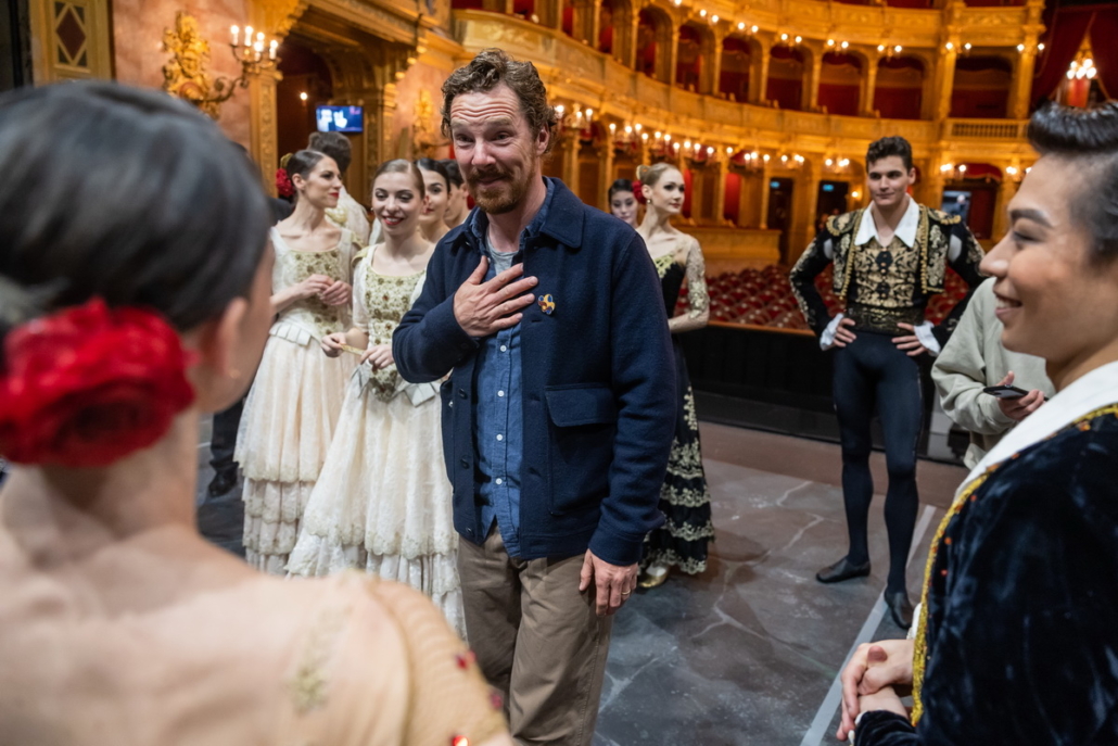 Actor Benedict Cumberbatch impressed by the Hungarian State Opera House