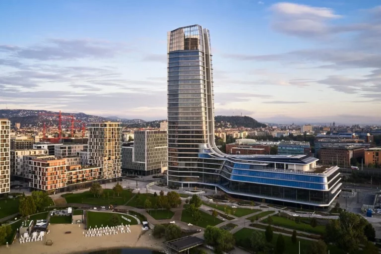 MOL Campus skyscraper Budapest best office building