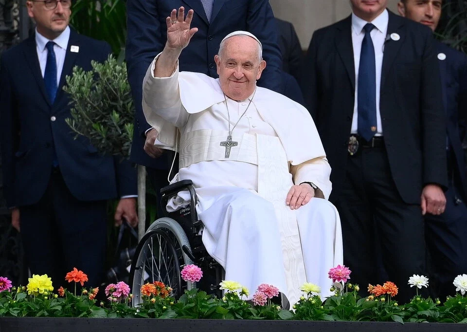 Папа Римский Франциск в Будапеште, Венгрия.