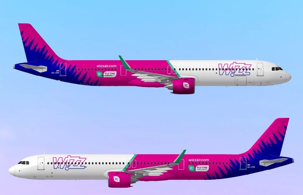 Wizz Air neues Design