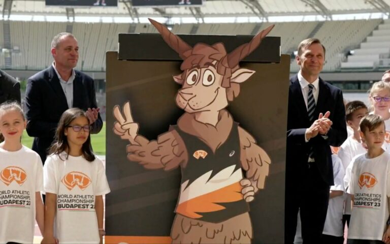 Mascotte d'athlétisme
