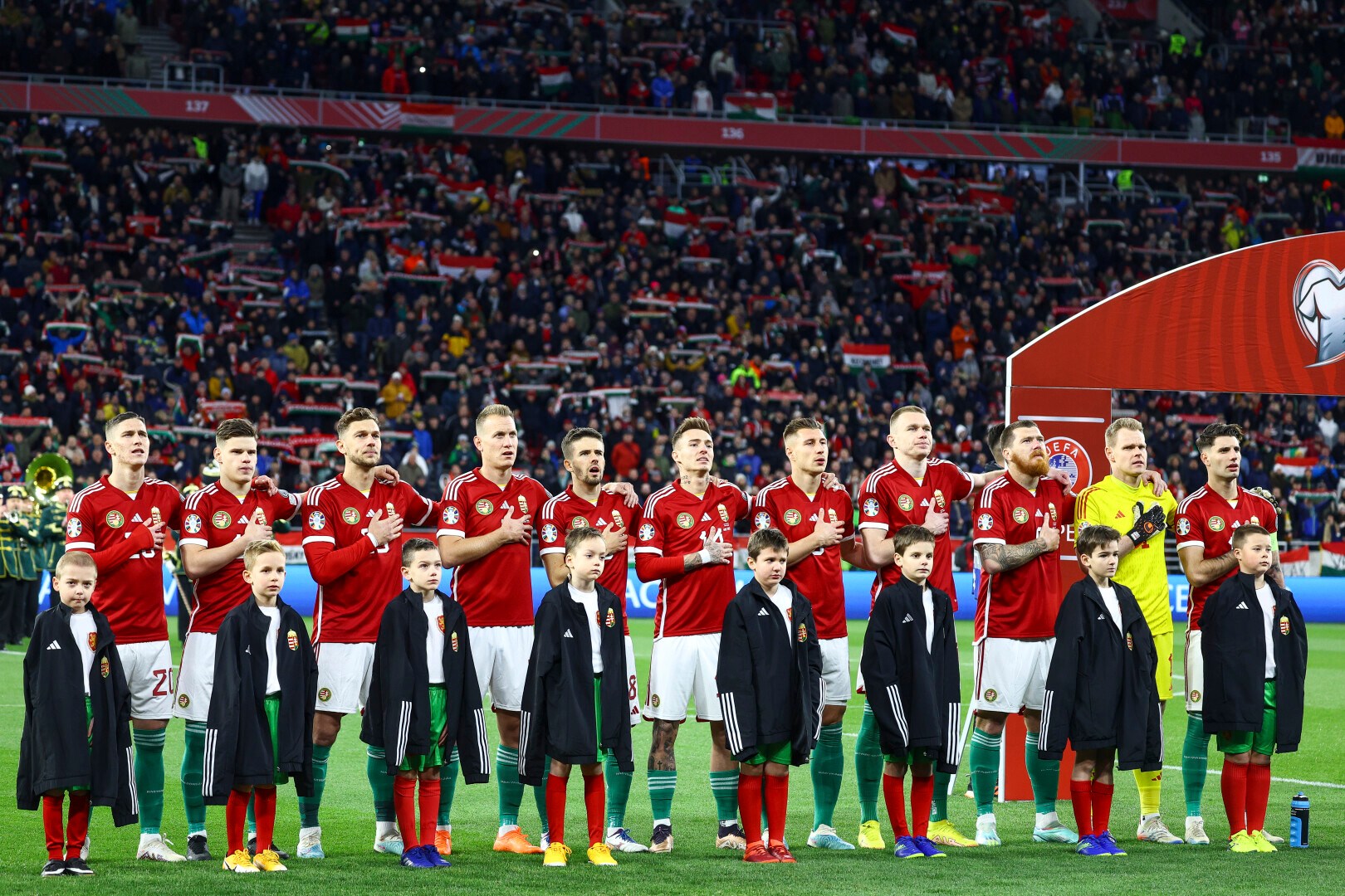 Hungarian national soccer squar