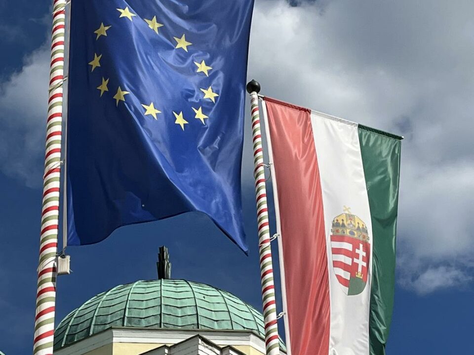 Europäische Union EU-Flagge Ungarn