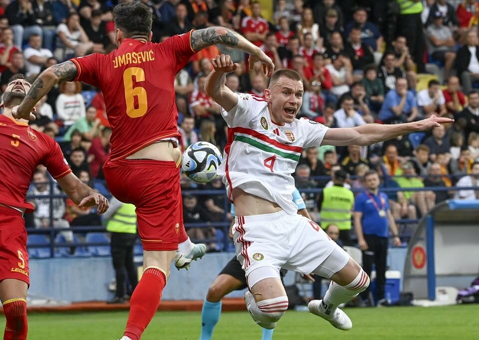 المجر كرة القدم الجبل الأسود 1